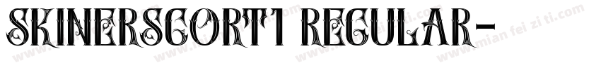 SkinerScort1 Regular字体转换